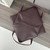 Loewe XL Puzzle Fold tote in shiny calfskin B933Q18X01 Red & Wine Red