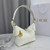 Dior M2845 Small Dior Voyage Bag White Flat Macrocannage Grained Calfskin