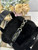 Dior M2835 Small Dior Toujours Bag Black Macrocannage Crinkled Calfskin and Merino Wool