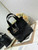 Dior M2835 Small Dior Toujours Bag Black Macrocannage Crinkled Calfskin and Merino Wool
