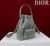 Dior Small Caro Bucket Bag Powder Gray Macrocannage Lambskin M3372
