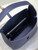 YSL 713938 LE 5 A 7 Supple Small In Grained Leather Navy Blue
