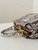 Fendi 8BN244 Peekaboo Mini Bag Gray Python Leather Bag 66803
