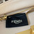 Fendi 8BN244 Peekaboo Mini Bag Gray Python Leather Bag 66803