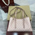 Gucci 815214 GG Emblem medium Tote Bag Pink fabric