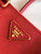 Prada 1BA274 Large Prada Galleria Saffiano leather bag Red