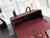 Chanel AS6130 Small Flap Bag Grained Shiny Calfskin & Gold-Tone Metal Wine Red