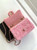 Chanel A69900 24K Mini Flap Sequin Series CF AS1116 Silver Pink