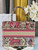 Dior M1296 Medium Dioriviera Book Tote Raffia with Candy Pink Toile de Jouy Sauvage M0100