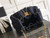 Chanel AS5631 Mini Hobo Tweed & Gold-Tone Metal dark Blue