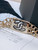 Chanel 25S Chain Belt Metal and Resin Black and White AA0900