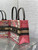 Dior M1296 Souvenir Medium Dior Book Tote Natural Raffia and Multicolor Embroidered M9649