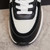 Chanel G46076 Women 24B Trainers Grained Calfskin Black & White C91290