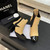 Chanel G46755 Short Boots Stretch Lambskin & Pearl C90331