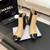 Chanel G46755 Short Boots Stretch Lambskin & Pearl C90331