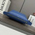 Loewe 052403 Shiny Calf Leather Toiletry Bag from Puzzle Fold Blue