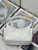 Dior Medium D-Dream Bag M6323 White Macrocannage Lambskin