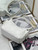 Dior Medium D-Dream Bag M6323 White Macrocannage Lambskin