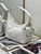 Dior Medium D-Dream Bag M6323 White Macrocannage Lambskin