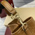 Gucci 815118 GG Emblem Mini Bucket Bag brown GG leather