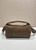 Prada Suede leather shoulder bag 2VH188 Cinnamon