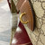 Gucci 821159  GG Emblem Medium Backpack Beige and dark brown