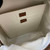 Gucci 821159  GG Emblem Medium Backpack Beige and dark brown