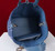 Dior M2820 Large Dior Toujours Bag Denim Blue Tweed with White Cannage Motif