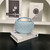 Chanel AP4584 25S  Pouch Grained Blue Calfskin Imitation Pearl Gold