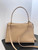 Balenciaga 7897722 Rodeo Handbag Medium in Milk Tea smooth calfskin Gold