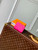 Louis Vuitton M13801  LV x TM Carteira Compacta Noa Rose Red