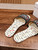 Dior KCO109EZO Dway Slide Embroidered Cotton Miss Dior Allover Motif Shoes D82987