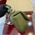 Gucci 806017 GG Milano Mini Top Handle Bag Green puffy leather