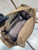 Prada Explore medium suede leather tote bag 1BG596 Dark Brown