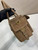 Prada Explore medium suede leather tote bag 1BG596 Dark Brown