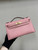 Hermes Kelly Pouchette Matte crocodile Leather clutch bag H231038