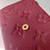 Louis Vuitton LV M64060 Victorine Wallet Monogram Empreinte Leather Wine Red