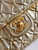 Chanel 25C Mini Flap Bag Metallized Braided Calfskin & Gold-Tone AS4797 Gold
