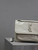 YSL 633151 Niki Baby Chain Bag IN VINTAGE Calf Leather White