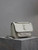 YSL 633151 Niki Baby Chain Bag IN VINTAGE Calf Leather White