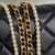 Chanel 25P AS5352  Mini Flap Bag Shiny Lambskin  Imitation Pearls & Gold-Tone Metal Black