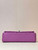 Chanel A01112 Flap Classic 11.12 Handbag Calfskin Silver Tone Metal Purple
