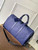 LV M44810 Louis Vuitton Keepall Bandoulière 50 Monogram shadow leather Navy Blue