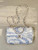 Chanel Beach Fabric Printed Pattern CF Medium Flap Bag AS5430 Blue