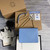 Gucci 510304 Interlocking Lake Blue Leather Chain Cross Body Bag