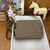 Hermes H084109CK25 Kelly Messager Shoulder Togo 25 bags Elephant Gray Gold