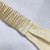 Chanel polished CC brass buckle Sheepskin elastic belt AA0939