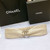 Chanel polished CC brass buckle Sheepskin elastic belt AA0939