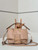 Fendi 8BS105ABVEF0K7E Mamma Baguette Small Pale pink nappa leather mini bag 8677