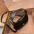MiuMiu 5BC161 Leather Hobo Shoulder Bag Black